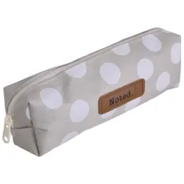 Noted Polkadot Pencil Case Angle